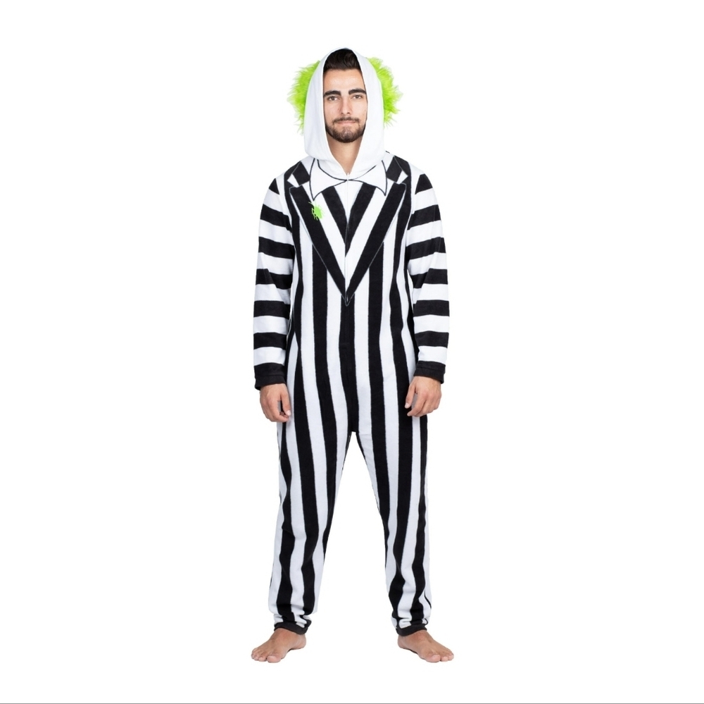 Warner Bros. Black and White Striped Costume